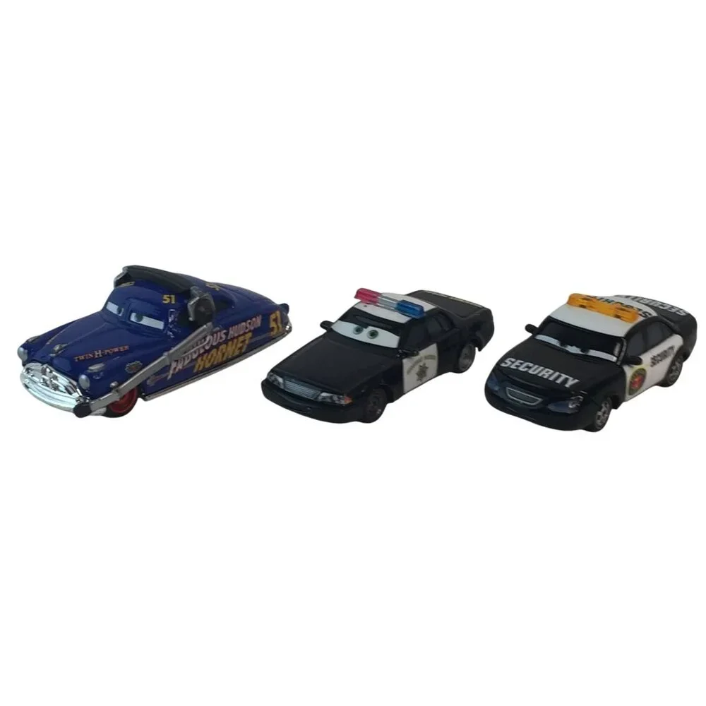 Disney‎ Pixar Cars Diecast Lot Security/Highway Patrol/Hudson/Schumacher/Kori